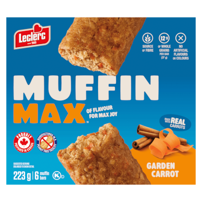 Muffin Max Bars, Carrot