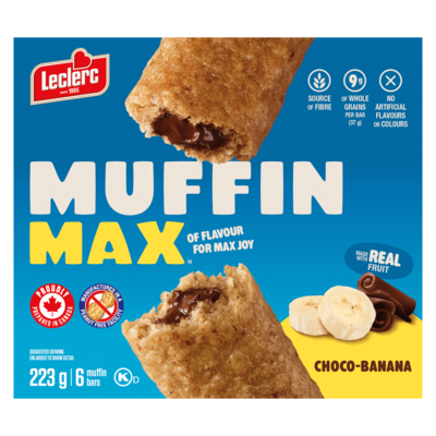 Muffin Max Bars, Banana Chocolate