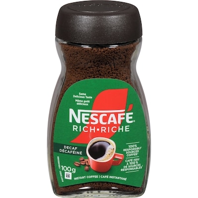 Nescafe Rich Decaf Instant Coffee 100 g, $7.49/100g