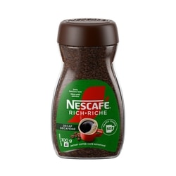 Nestlé Café instantané RICHE Décaféiné 100 g, 9,99 $/100g