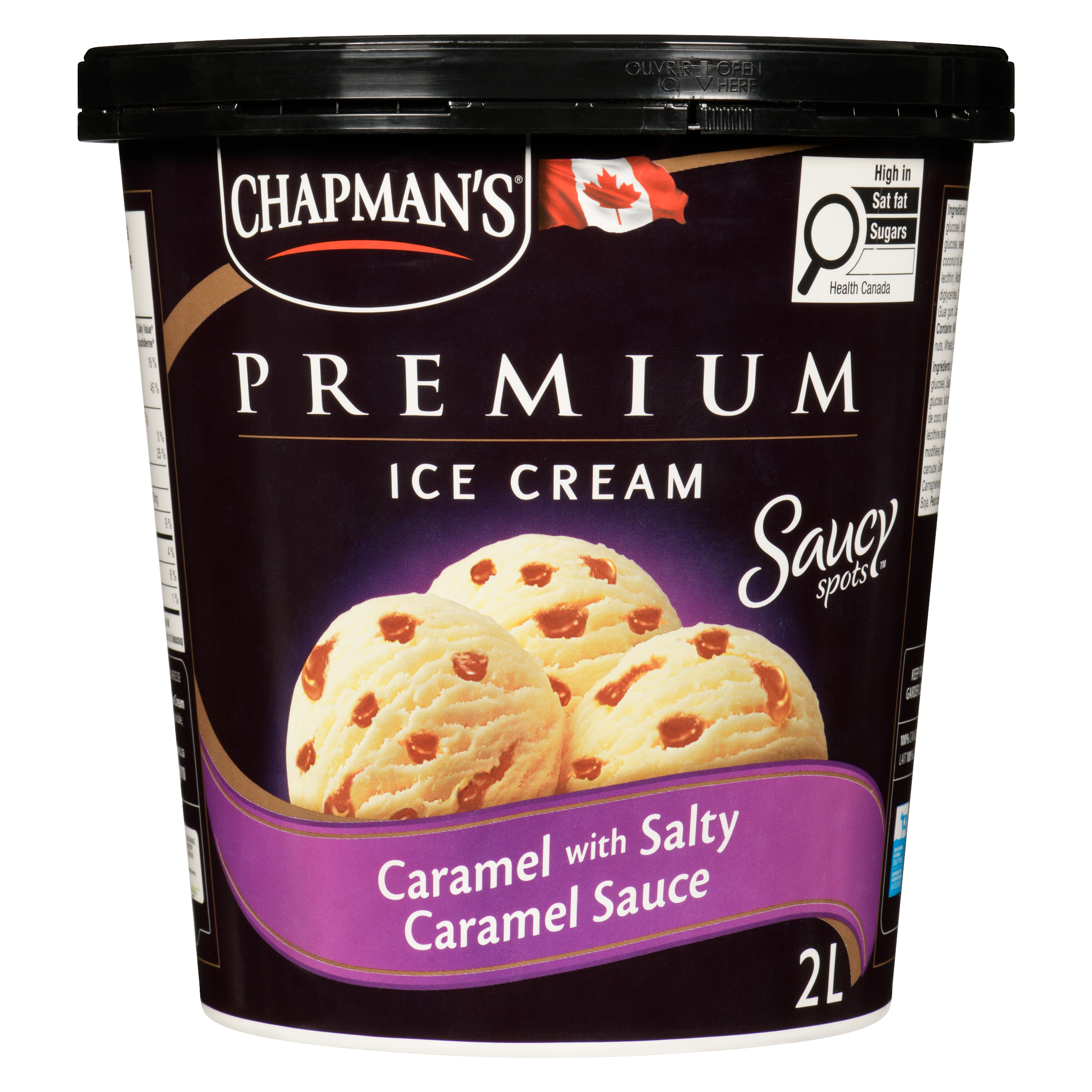 Premium Saucy Spots Caramel with Salty Caramel Ice Cream