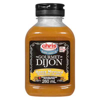 Chris Brothers Moutarde de Dijon au miel 260 ml, 2,11 $/100ml