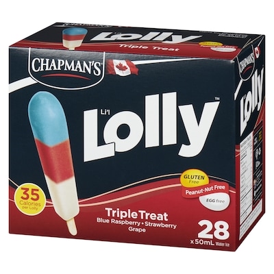 Lolly Triple Treat (Blue Raspberry/Strawberry/Grape)