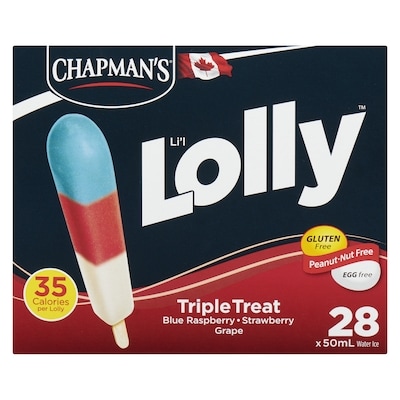 Lolly Triple Treat (Blue Raspberry/Strawberry/Grape)