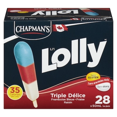 Chapman’s Lolly Triple délice 1400 ml, 0,50 $/100ml