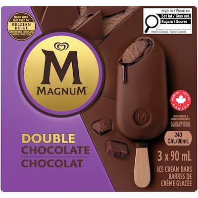 Magnum Double Chocolate Ice Cream Bar 3x90.0 ml, $2.59/100ml