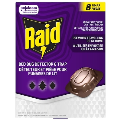 Raid Bed Bug Detector and Trap Insect Killer 8 Traps 8x1.0 ea, $1.75/1ea