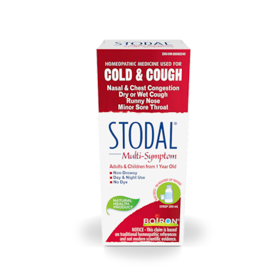 Boiron Stodal Syrup Multi-Symptom Adults & Children From 1 Year Old 200 ml, $7.50/100ml