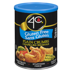 4C Bread Crumbs Plain Crumbs, Gluten Free 340 g, $1.61/100g