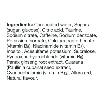 Fruit Punch Energy Drink