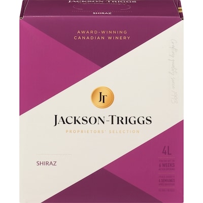 Jackson Triggs Jackson-Triggs Proprietors' Selection Shiraz (ID required at pick-up) 4 l, $1.22/100ml