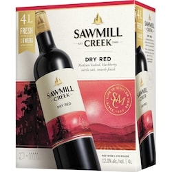 Sawmill Creek Dry Red Wine (ID required at pick-up) 4 l, $1.20/100ml