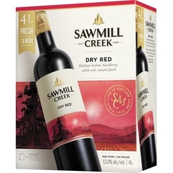 Sawmill Creek Vin rouge sec (Pièce d’identité requise au moment du ramassage) 4 l, 1,17 $/100ml