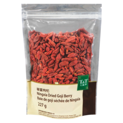 T&T Baies de Goji séchées 227 g, 3,52 $/100g