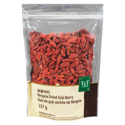T&T Baies de Goji séchées 227 g, 3,52 $/100g