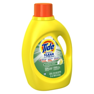 Tide Simply Clean & Fresh Liquid Laundry Detergent, Daybreak Fresh Scent 2.95 l, $0.34/100ml