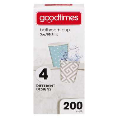 Goodtimes 3 oz Bathroom Cups, Adult 1 ea, $0.04/1ea