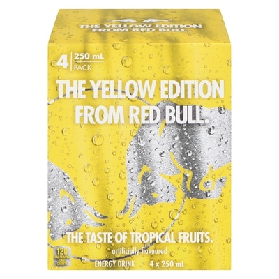Red Bull Energy Drink The Yellow Edition™ 4x250.0 ea