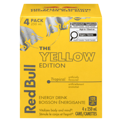 Red Bull Energy Drink The Yellow Edition™ 4x250.0 ea