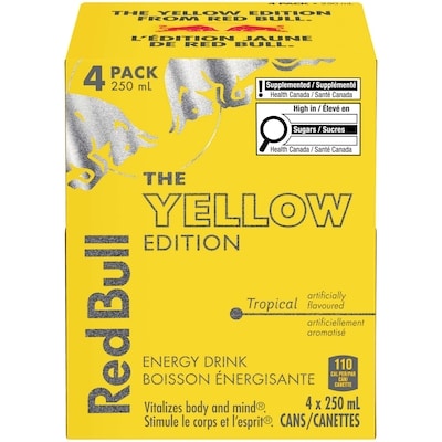 Red Bull Energy Drink, Tropical (Canette individuelle) 1 ea, 1,00 $/1ch