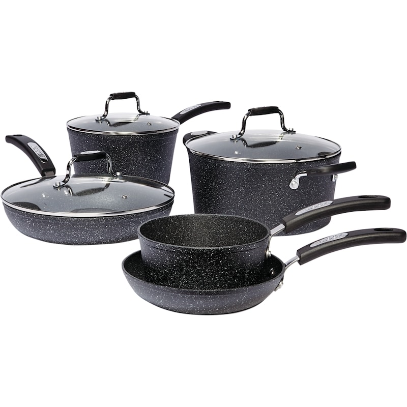 The Rock 8 Piece Forged Cookware Set