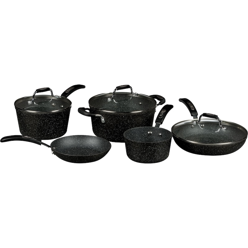 The Rock 8 Piece Forged Cookware Set