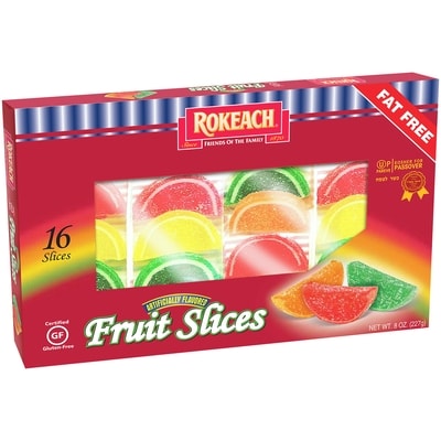 Rokeach Fruits Slices, Gluten Free, 16 Pieces 227 g, $4.84/100g