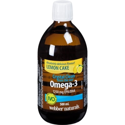 Webber Naturals Omega-3, Lemon 500 ml, $9.00/100ml
