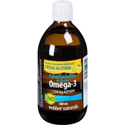 Webber Naturals Oméga-3, citron 500 ml, 9,00 $/100ml