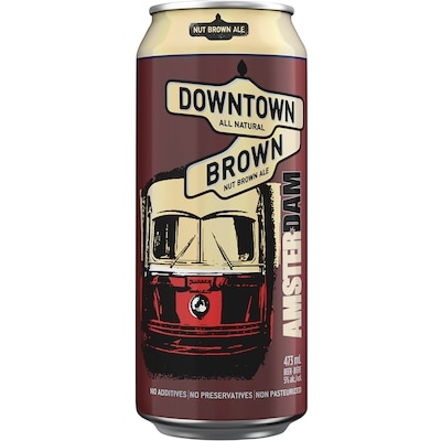 Amsterdam Downtown Brown Ale (ID required at pick-up) 473 ml, $0.71/100ml