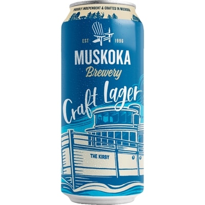 Muskoka Craft Lager (ID required at pick-up) 473 ml, $0.78/100ml