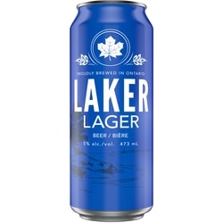 Laker Lager (ID required at pick-up) 473 ml, $0.49/100ml