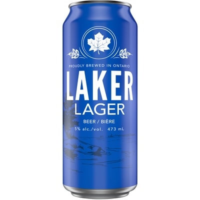 Laker Lager (ID required at pick-up) 473 ml, $0.49/100ml
