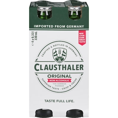 CLAUSTHALER Classic Beer Non-Alcoholic  4x330.0 ml, $0.68/100ml