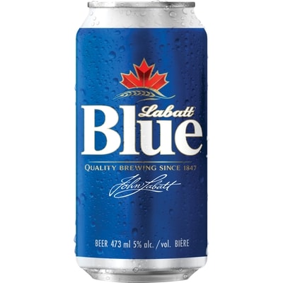 Labatt Blue Beer (ID required at pick-up) 473 ml, $0.52/100ml