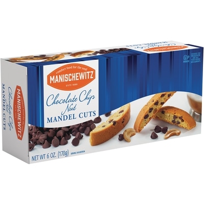 Manischewitz Mandel Cuts, Chocolate Chip Nut 170 g, $9.41/100g