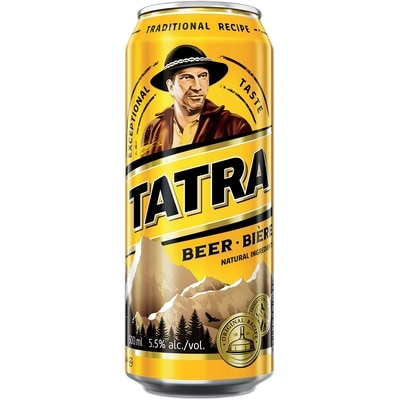 Tatra Bière (Pièce d’identité requise au moment du ramassage) 500 ml, 0,58 $/100ml