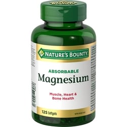 Nature's Bounty Magnesium, Absorbable, 400 mg, 125 Softgels 125 ea, $0.16/1ea