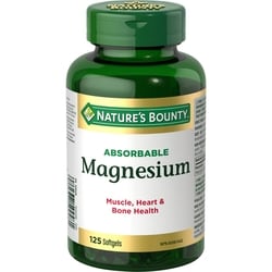 Magnesium, Absorbable, 400 mg, 125 Softgels