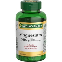 Nature's Bounty Magnesium Plus Electrolytes, 500 mg, Tablets 150 ea, $0.11/1ea