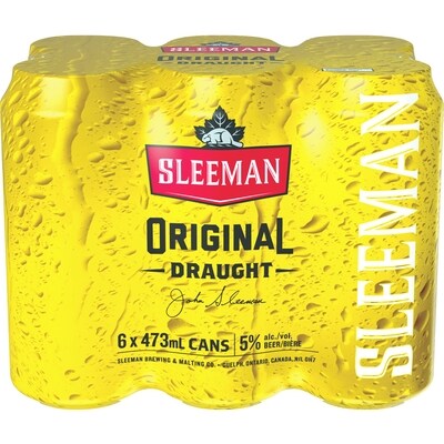 Sleemans Bière 5 % (Pièce d’identité requise au moment du ramassage) 6x473.0 ml, 0,61 $/100ml