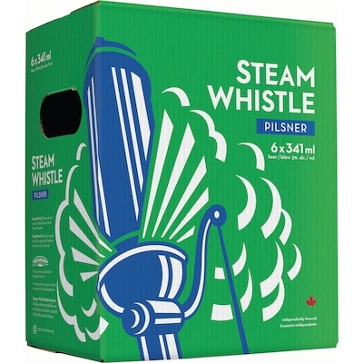 Steam Whistle Premium Pilsner (ID required at pick-up) 6x341.0 ml, $0.88/100ml