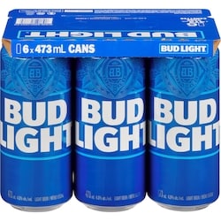 Bud Light Beer (ID required at pick-up) 6x473.0 ml, $0.61/100ml