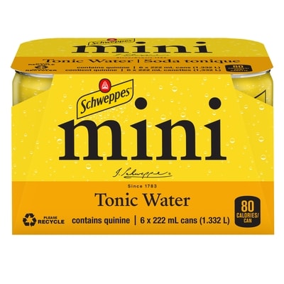 Schweppes Tonic Water  6x222.0 ml, $0.41/100ml