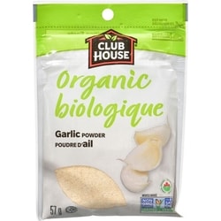 Club House Biologique Poudre D'Ail 57 g, 4,39 $/100g