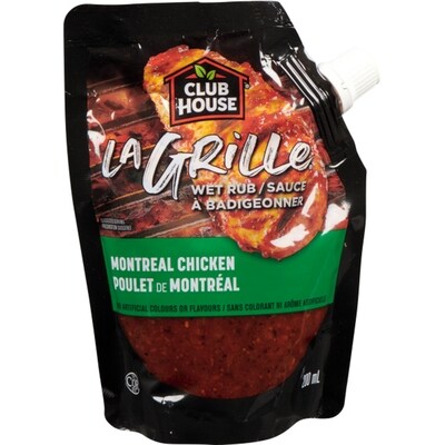 Club House Montreal Chicken Wet Rub Marinade 200 ml, $3.00/100ml