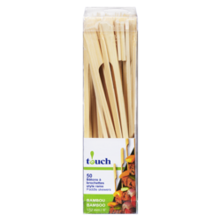 Touch 6" Paddle Skewer 50 ea, $0.10/1ea