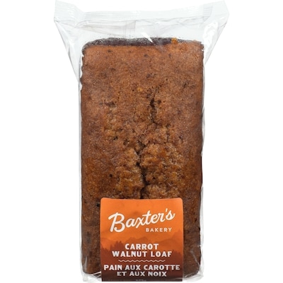 Baxter Walnut Carrot Loaf 575 g, $1.30/100g