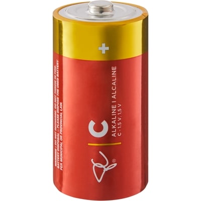 Alkaline Batteries C - 4pk