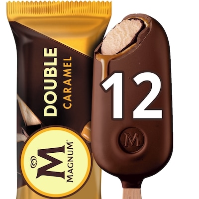 Magnum Double Caramel Ice Cream Bar  12x90.0 ml, $2.87/100ml